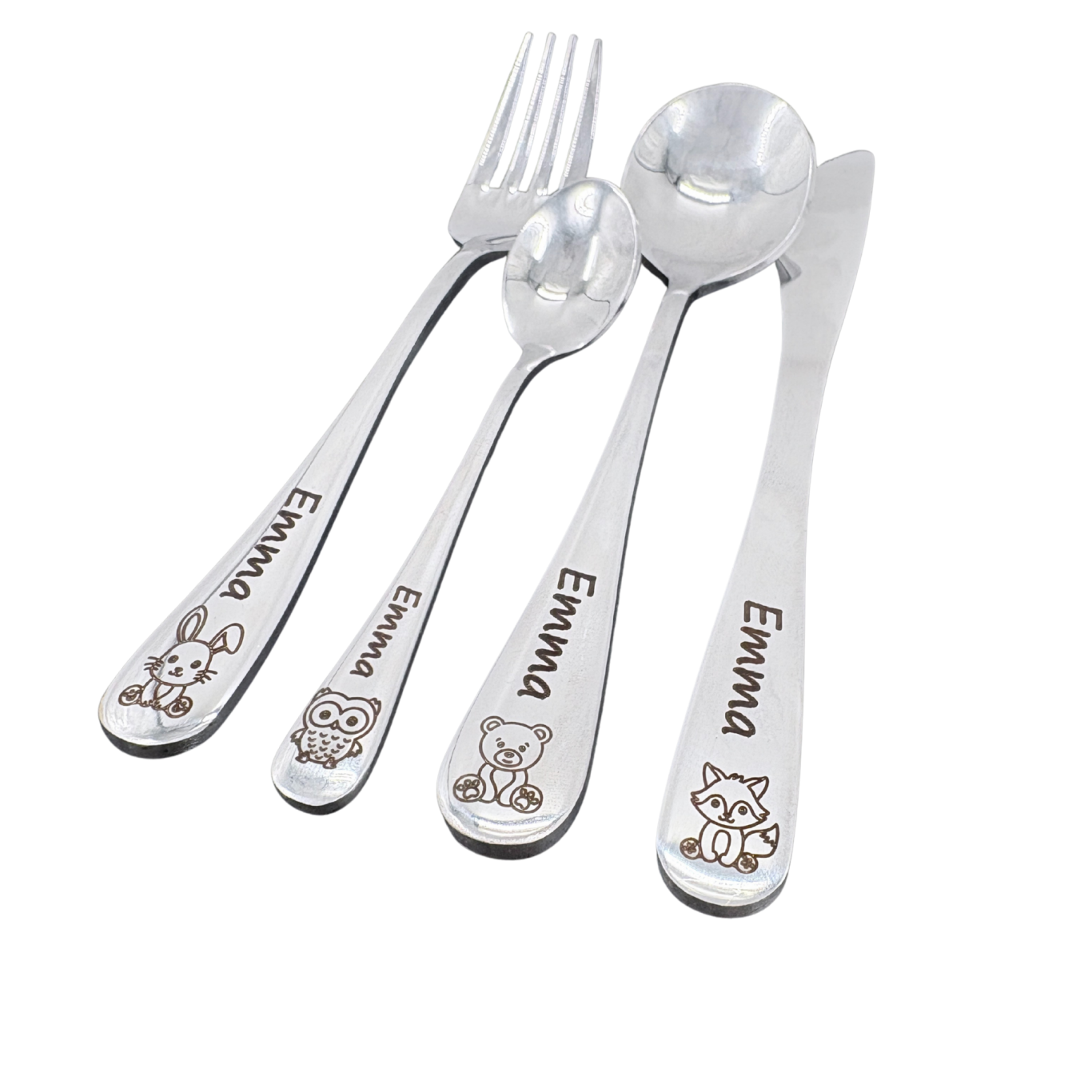 Kinderbesteck mit kostenloser Gravur Kinderbesteck mit kostenloser Gravur